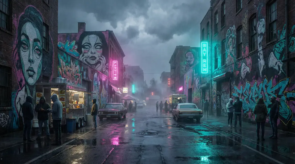 色虎视频 - 雨夜壁画街